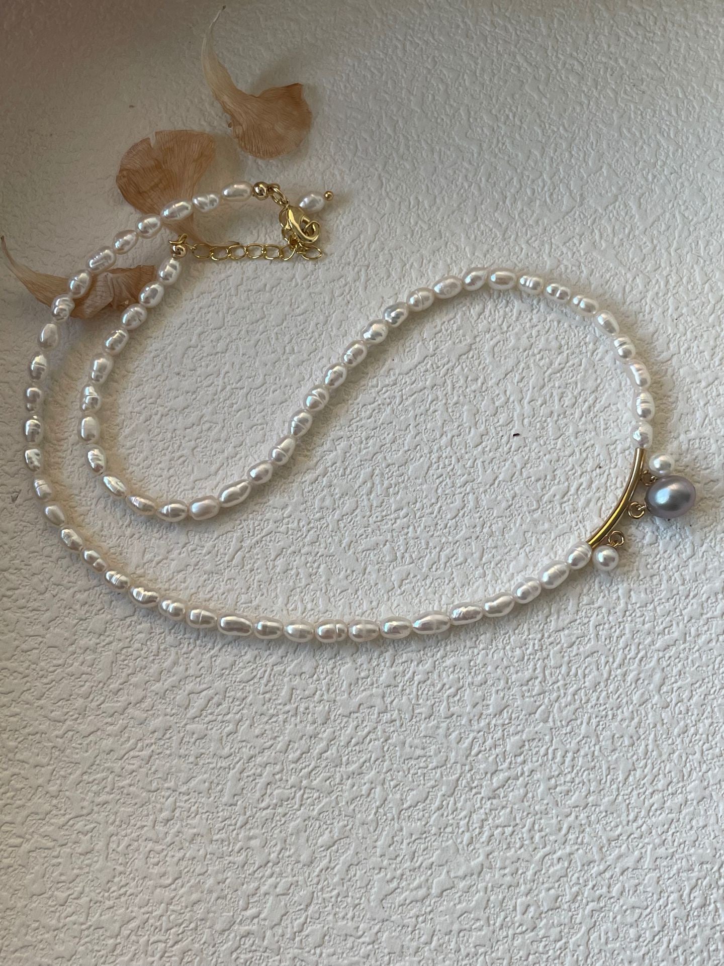 French Court Queen Pearl Necklace | Silver 14K Gold-Plated Clasp & 14K Gold-Filled Findings