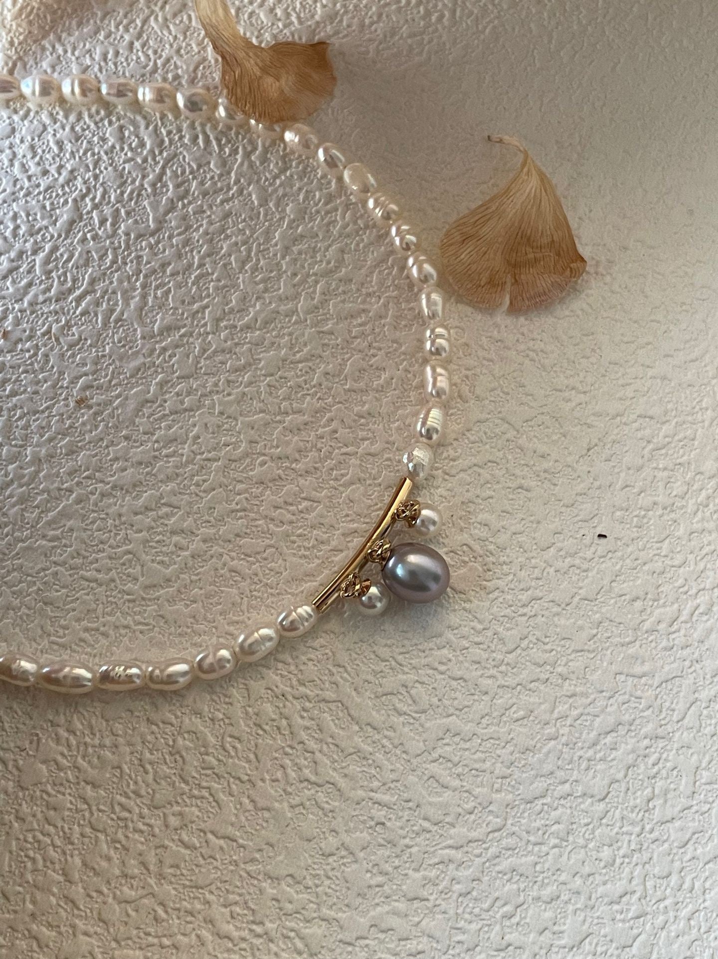 French Court Queen Pearl Necklace | Silver 14K Gold-Plated Clasp & 14K Gold-Filled Findings