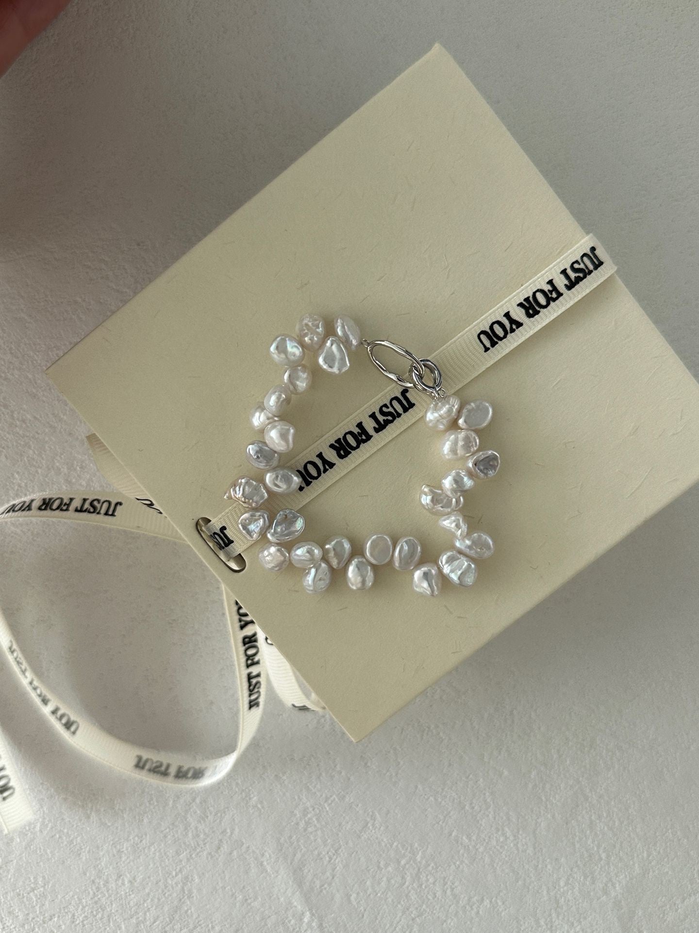 Keshi Freshwater Pearl Bracelet in Sterling Silver | Adjustable 5.7–6.3 Inches | Handcrafted Jewelry