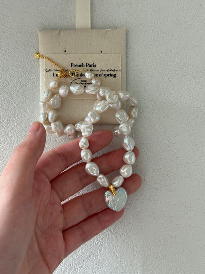 Runaway Sweetheart Necklace | 18K Gold-plated Silver | 39+5cm Adjustable