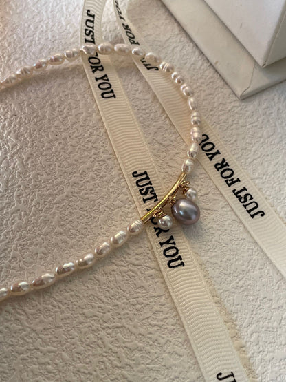French Court Queen Pearl Necklace | Silver 14K Gold-Plated Clasp & 14K Gold-Filled Findings