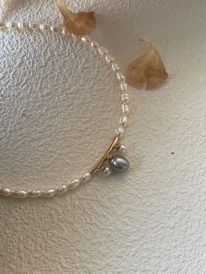 French Court Queen Pearl Necklace | Silver 14K Gold-Plated Clasp & 14K Gold-Filled Findings