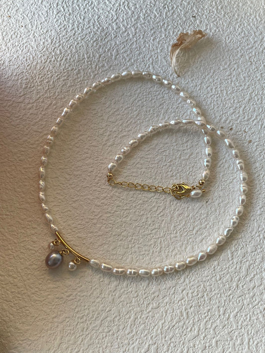 French Court Queen Pearl Necklace | Silver 14K Gold-Plated Clasp & 14K Gold-Filled Findings