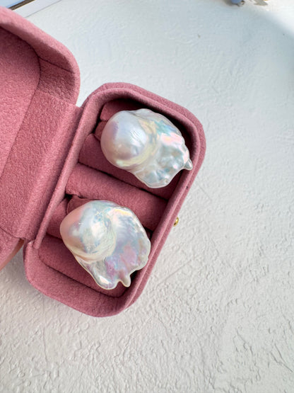Adjustable Baroque Pearl Ring in S925 Silver – Custom Fish Tail Statement Jewelry