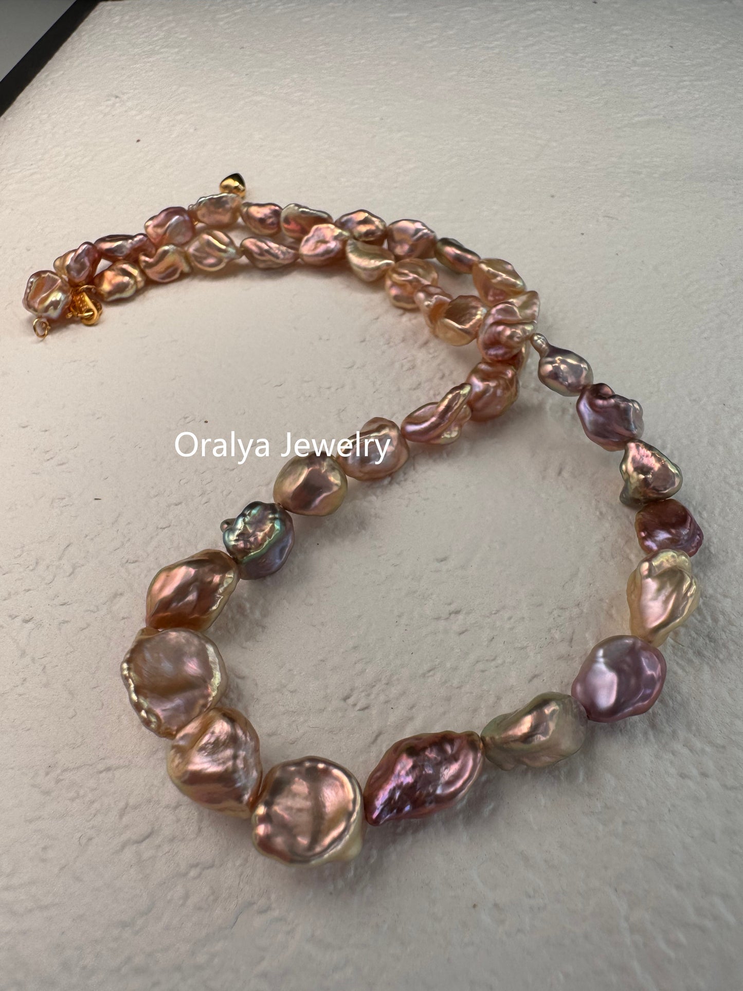 Rare Keshi Freshwater Pearl Choker – Limited High-Grade Natural Petal Pearls
